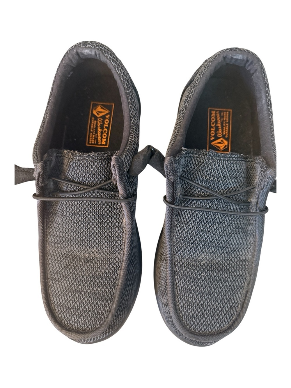 Volcom women’s Slip-On Mesh Loafers Steele toe work shoes unisex comfy M 5 WO 7
